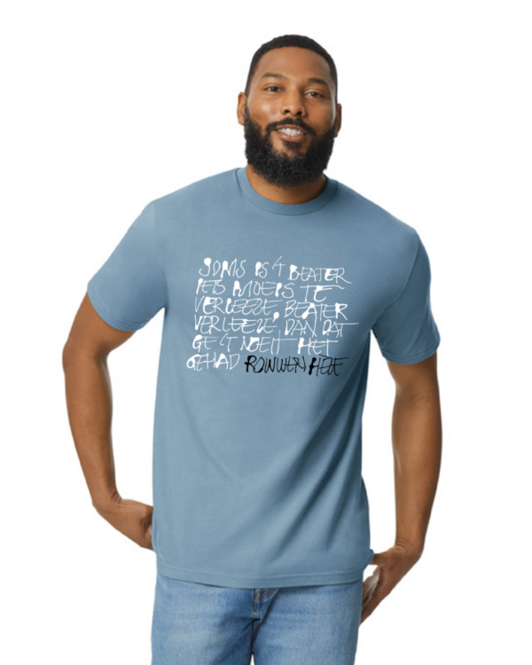 Shirt Heilige Anthonius Heren Dialect Blauw