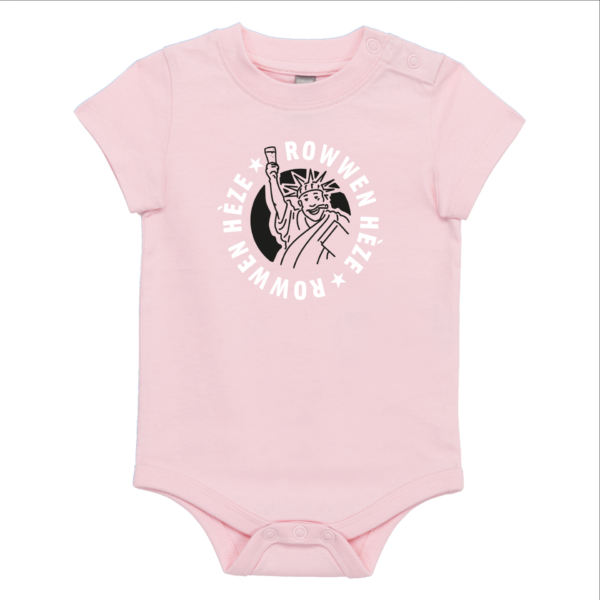 Rompertje roze Newskool logo 4.0